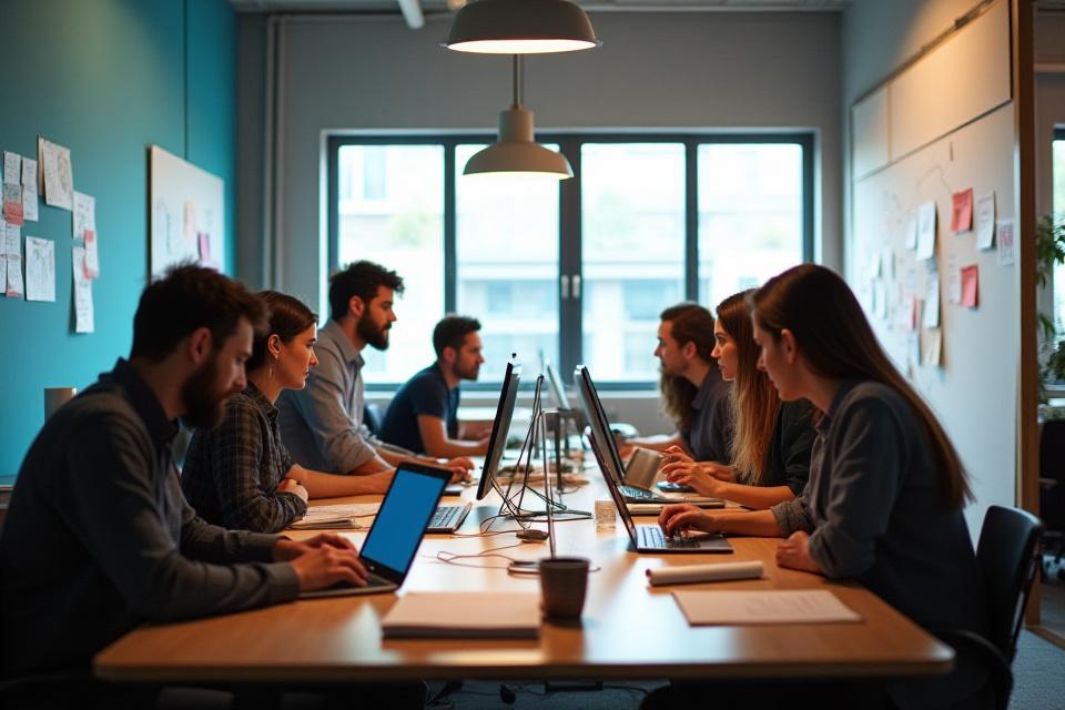 Borealis Canvas creative team at Delhi studio workspace